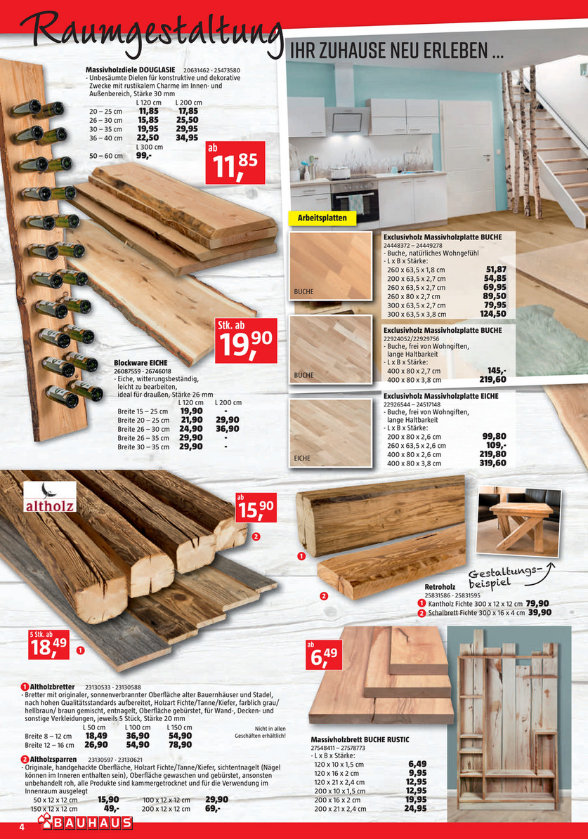 Bauhaus Aktueller Prospekt 01 01 31 12 2020 23 Jedewoche Rabatte De